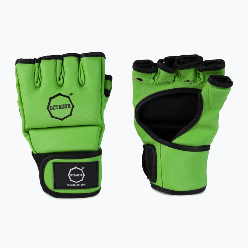 Octagon Kevlar MMA MMA mănuși de grappling verde 2