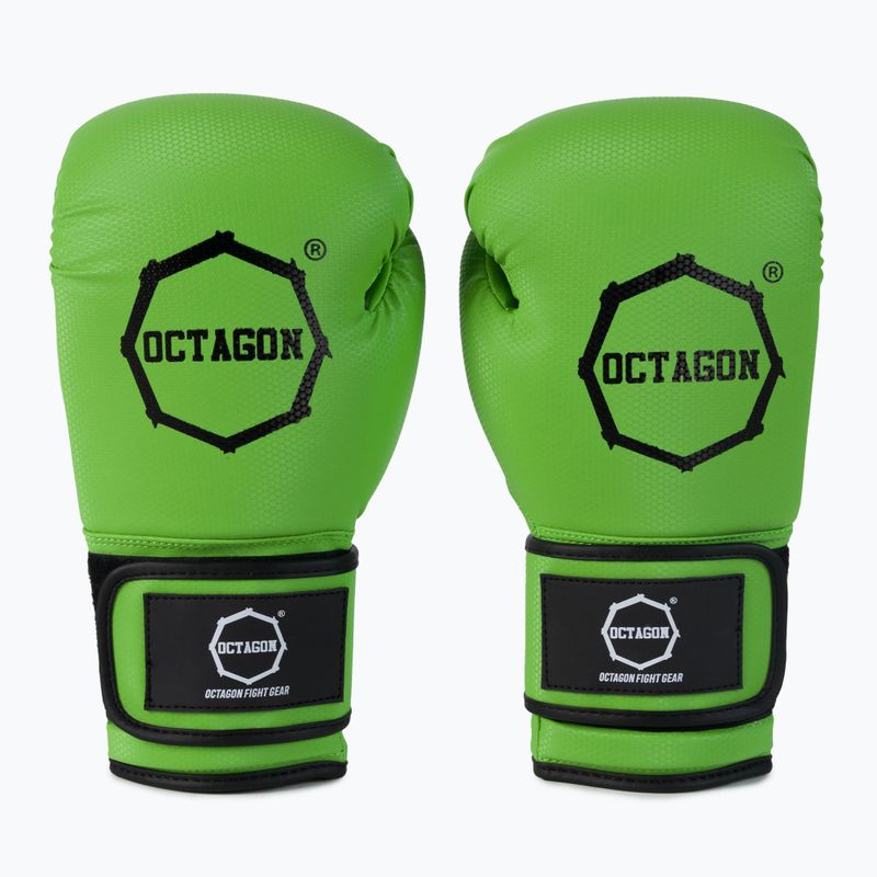 Octagon Kevlar Kevlar mănuși de box verde