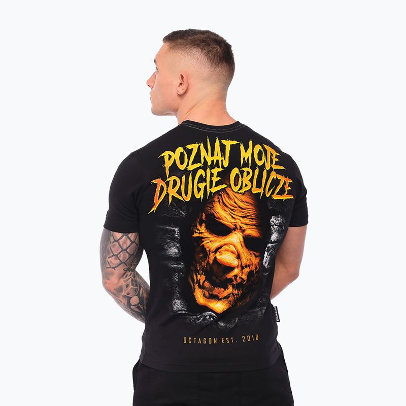 Tricou pentru bărbați Octagon Second Face black/multicolor 2