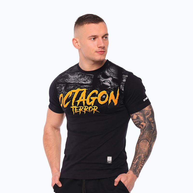 Tricou pentru bărbați Octagon Second Face black/multicolor 4