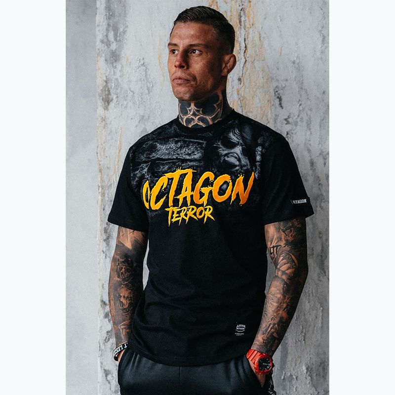 Tricou pentru bărbați Octagon Second Face black/multicolor 5