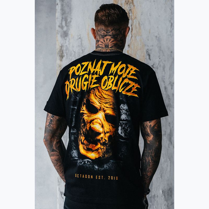 Tricou pentru bărbați Octagon Second Face black/multicolor 6