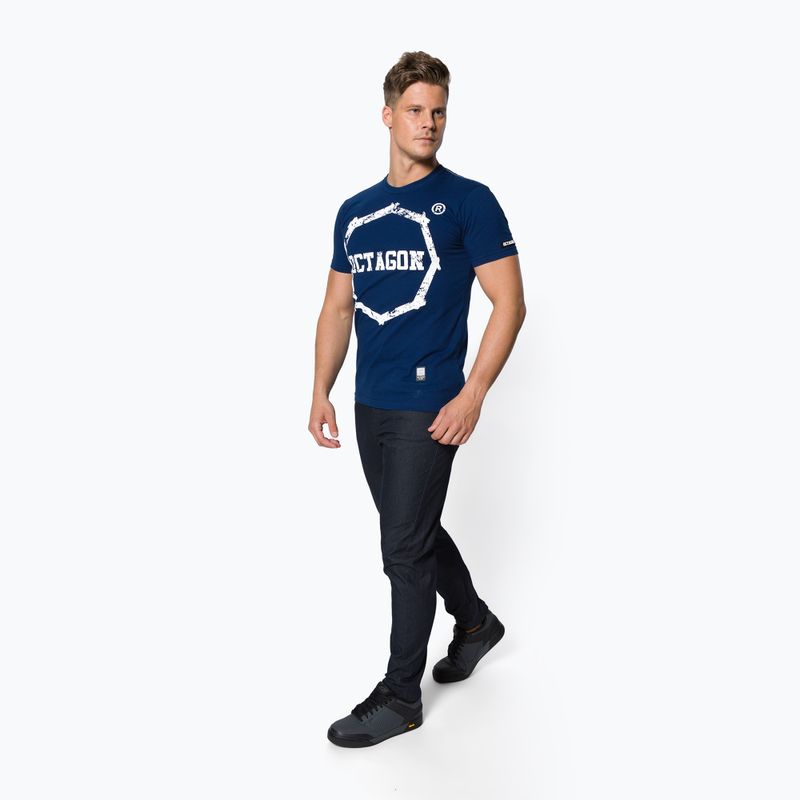 Tricou Octagon Logo pentru bărbați Smash albastru 2