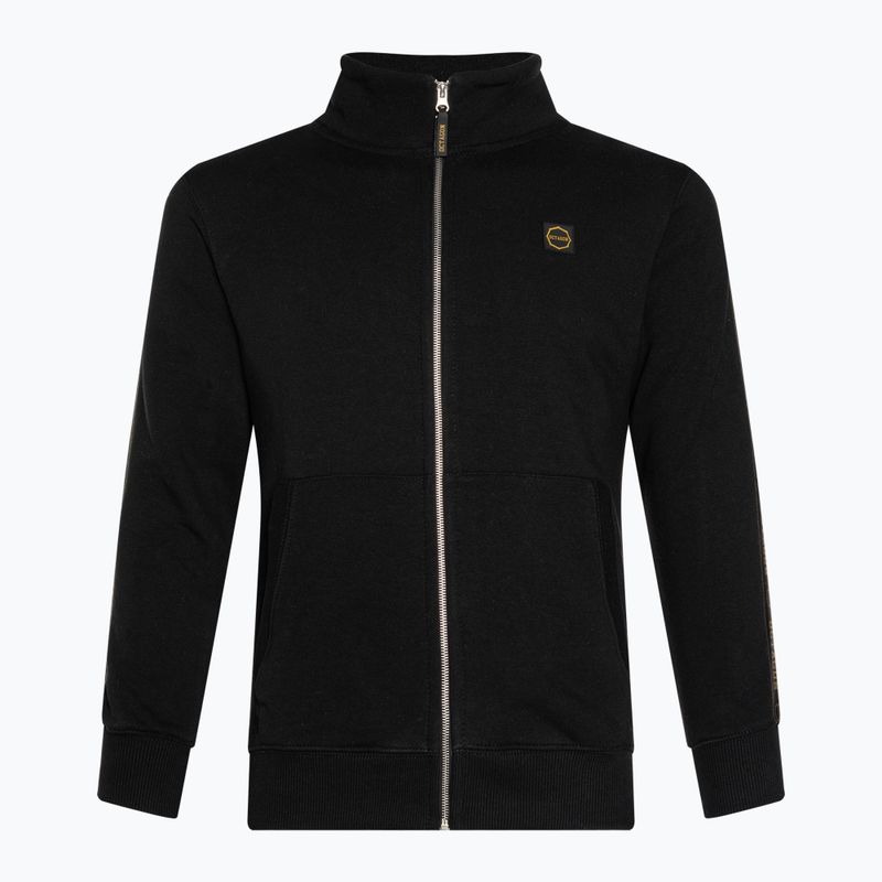 Hanorac Octagon Zip Stripe negru pentru bărbați 4