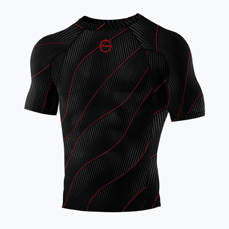 Octagon Voyager Rashguard roșu pentru bărbați 5