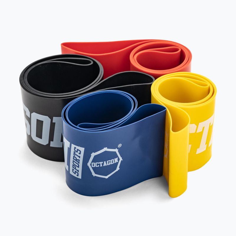 Octagon Mini Band set de rezistență colorat de rezistență 2