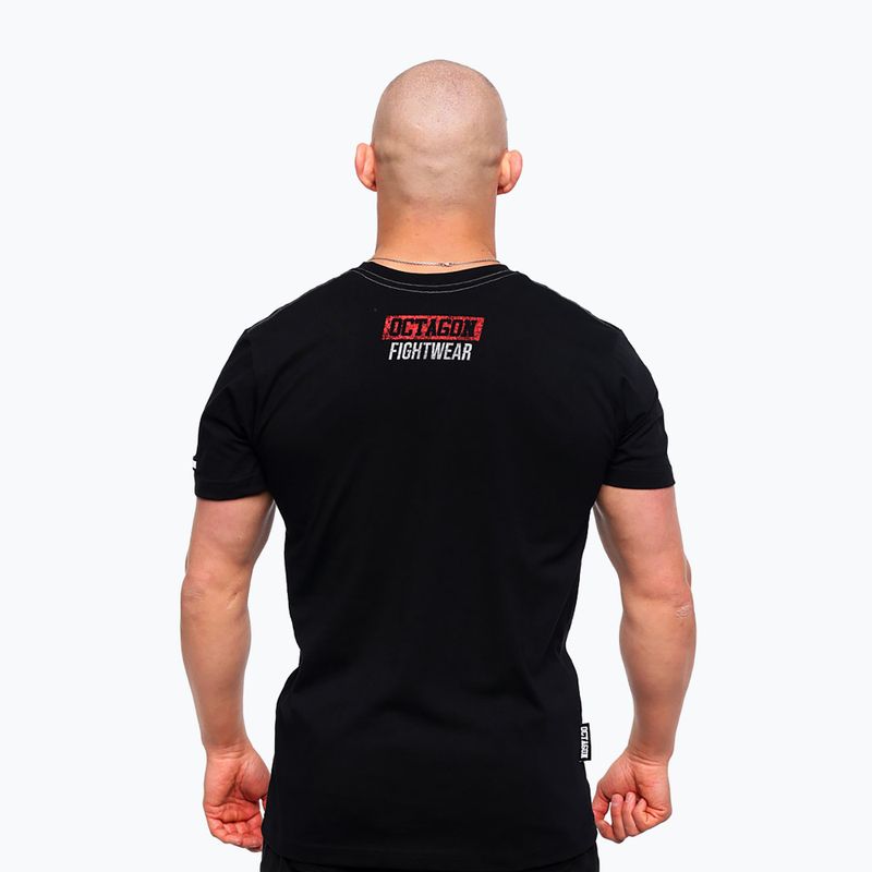Tricou pentru bărbați Octagon Division Clothes black 2