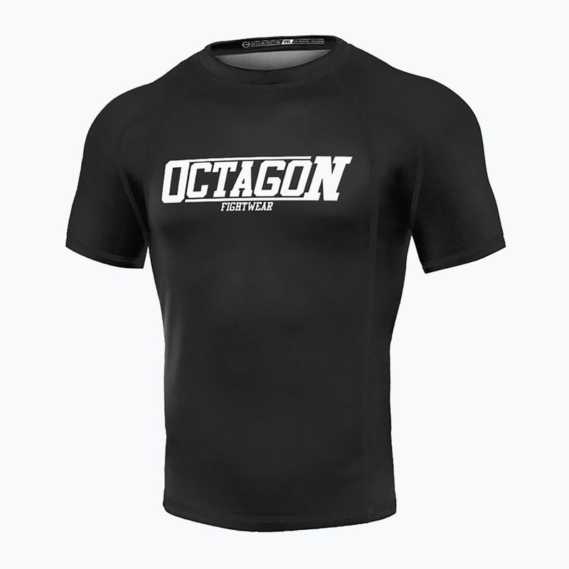 Octagon Premium Fight Wear pentru bărbați Rashguard negru