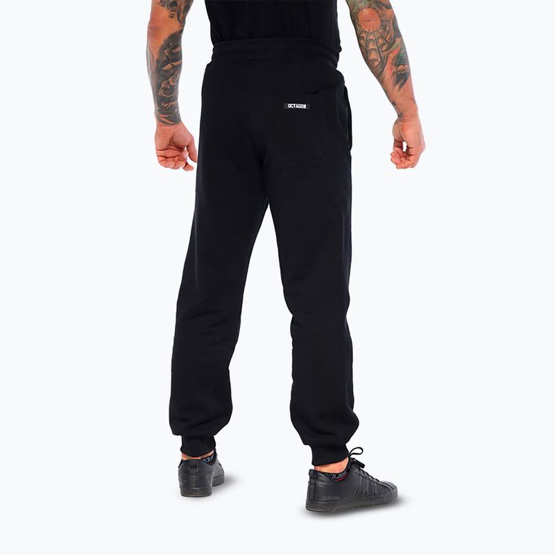 Pantaloni pentru bărbați Octagon Small Logo black 2