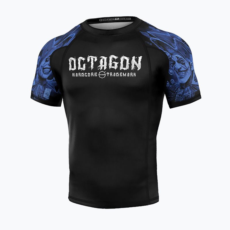 Bărbați Octagon Premium Joker negru/multicolor Rashguard