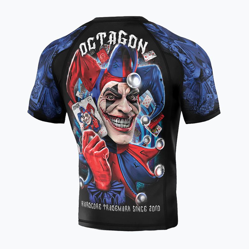 Bărbați Octagon Premium Joker negru/multicolor Rashguard 2