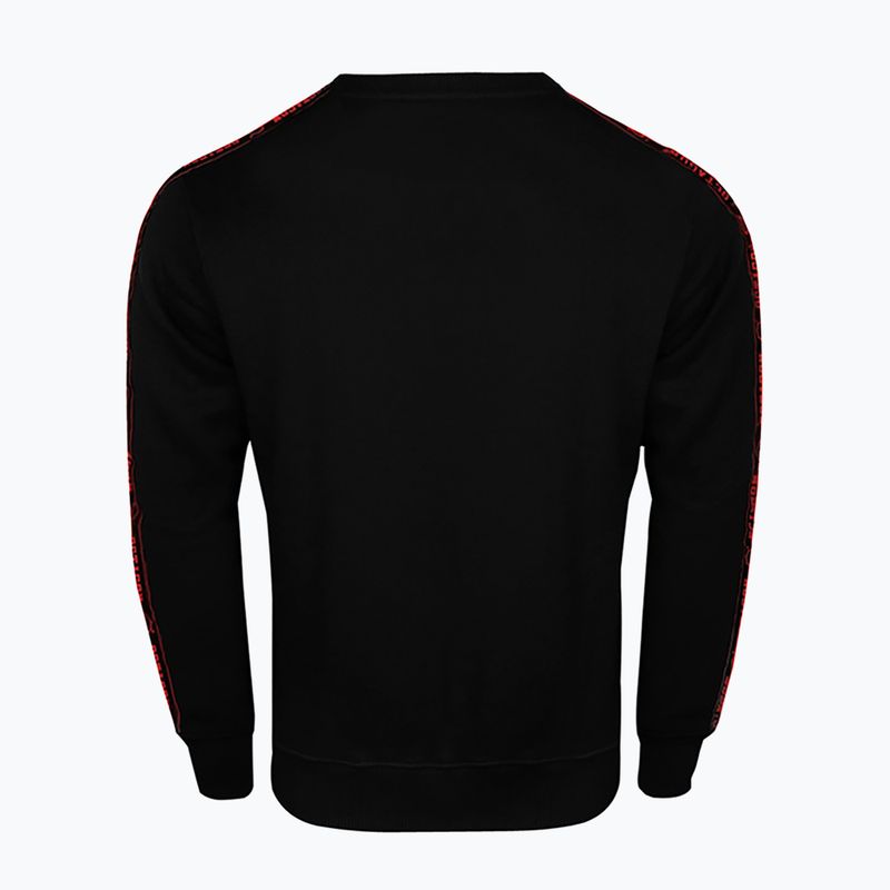 Bluză pentru bărbați Octagon Stripe black/red 2