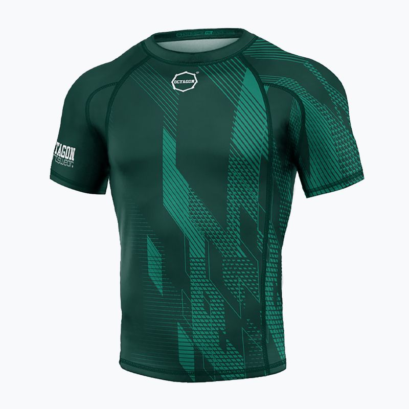 Rashguard pentru bărbați Octagon Diamond Premium dark green