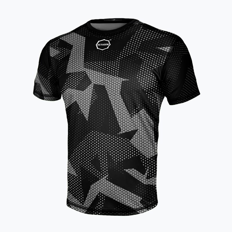 Tricou pentru bărbați  Octagon Ultimate black/grey