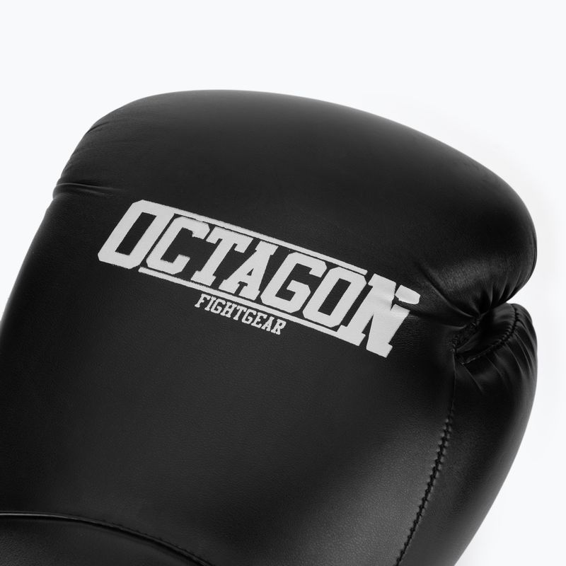 Mănuși de box Octagon Agat black/white 5