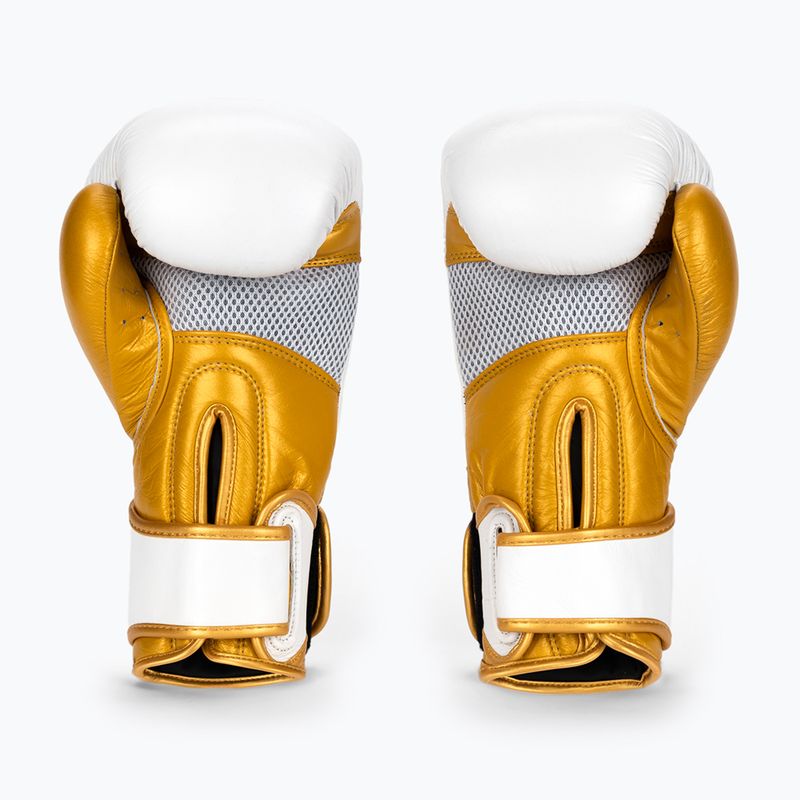 Mănuși de box Octagon Prince white/gold 2