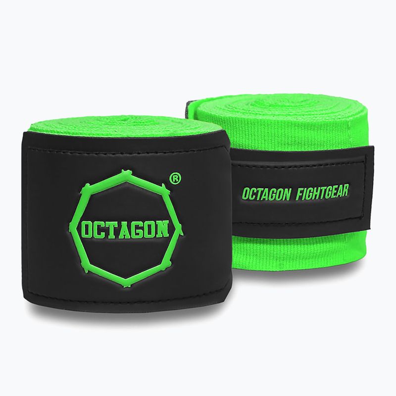 Bandaje de box  Octagon Fightgear Supreme Basic 300 cm light green