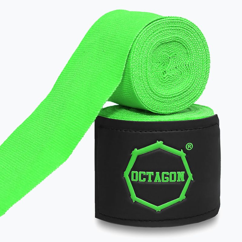 Bandaje de box  Octagon Fightgear Supreme Basic 300 cm light green 2