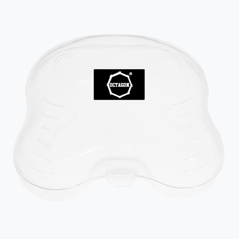 Protector maxilar Octagon Basic white/pink 2