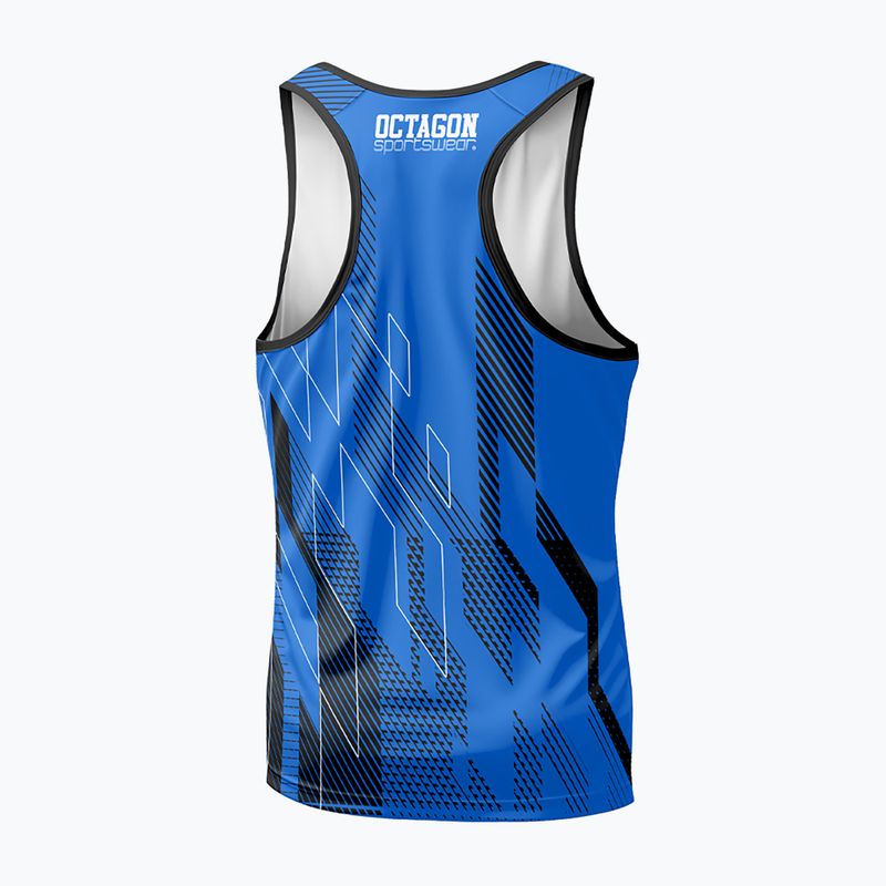 Tank top bărbătesc Octagon Diamond blue 2