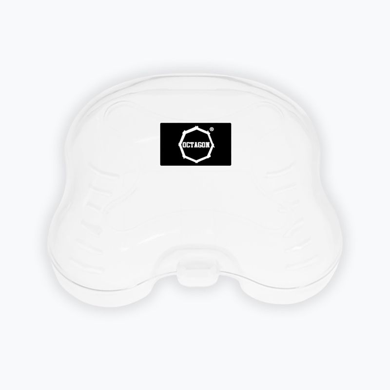 Protecție maxilar Octagon Basic white/blue 2