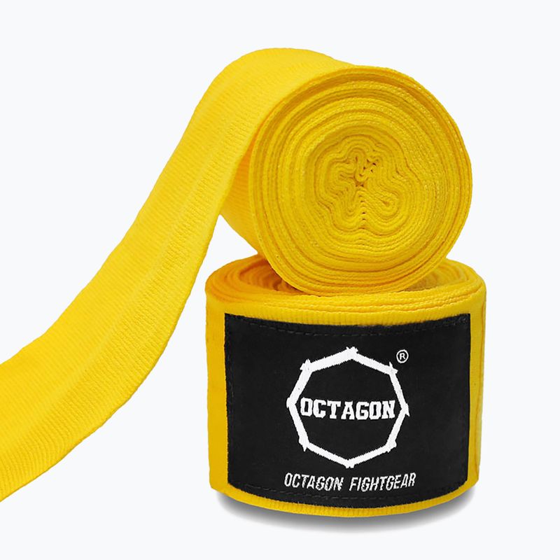 Bandaje de box  Octagon Fightgear Supreme Basic 300 cm yellow 2