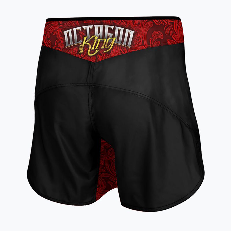 Pantaloni scurți de antrenament pentru bărbați Octagon King 2 MMA black/multicolor 2