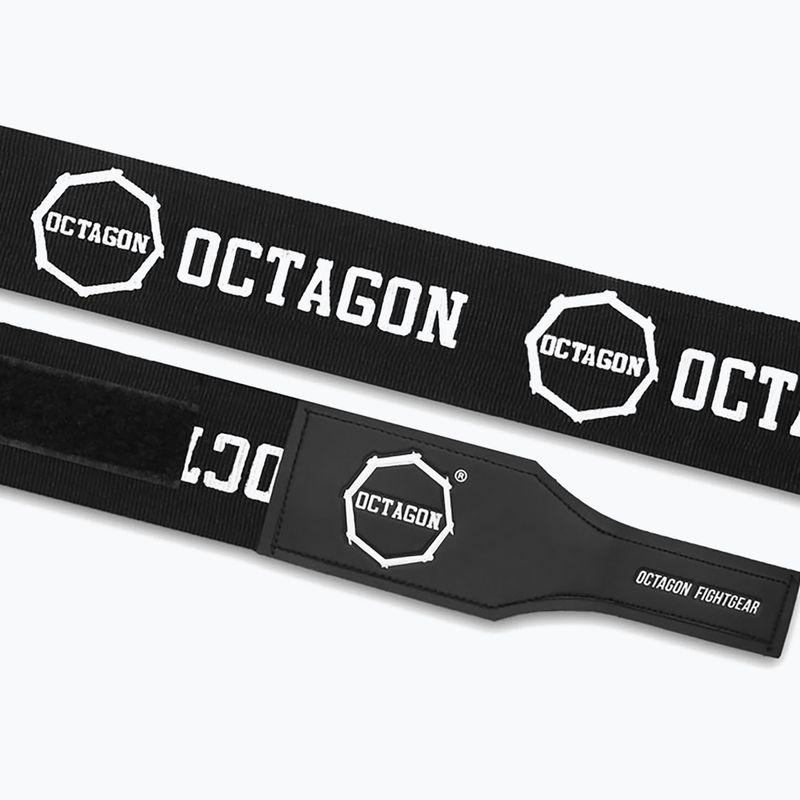 Bandaje de box Octagon Fightgear Supreme Printed 300 cm black/white 3