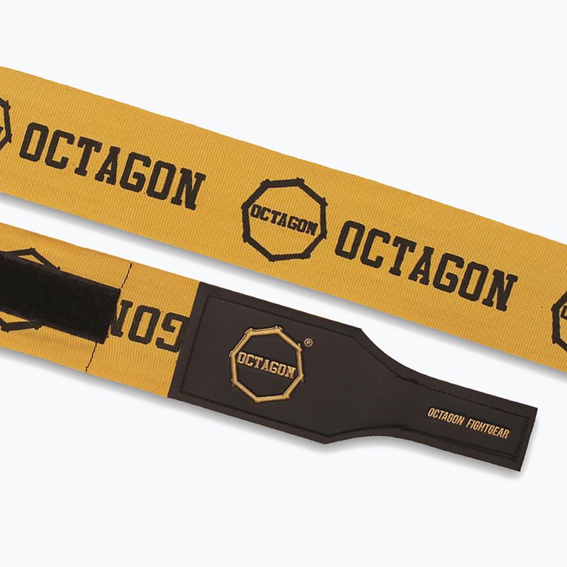 Bandaje de box Octagon Fightgear Supreme Printed 300 cm gold 3