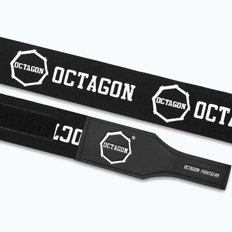 Bandaje de box Octagon Fightgear Supreme Printed 500 cm black/white 3