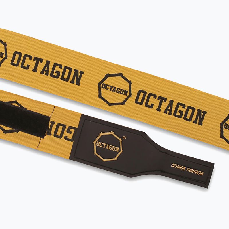 Bandaje de box Octagon Fightgear Supreme Printed 500 cm gold 3