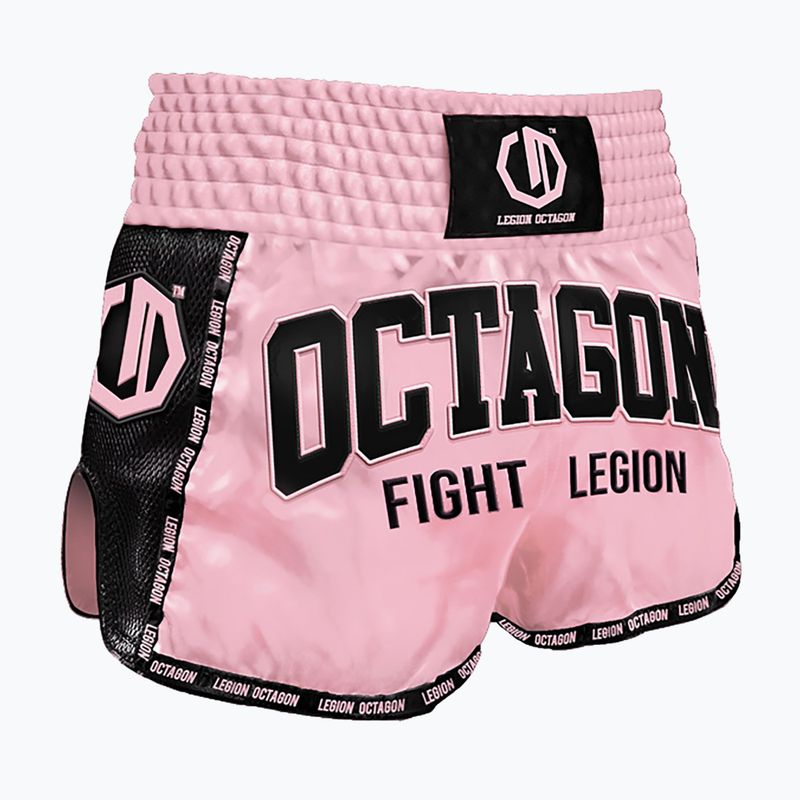 Pantaloni scurți de antrenament Octagon Kickboxing/Muay Thai Legion Fight Legion Premium pink