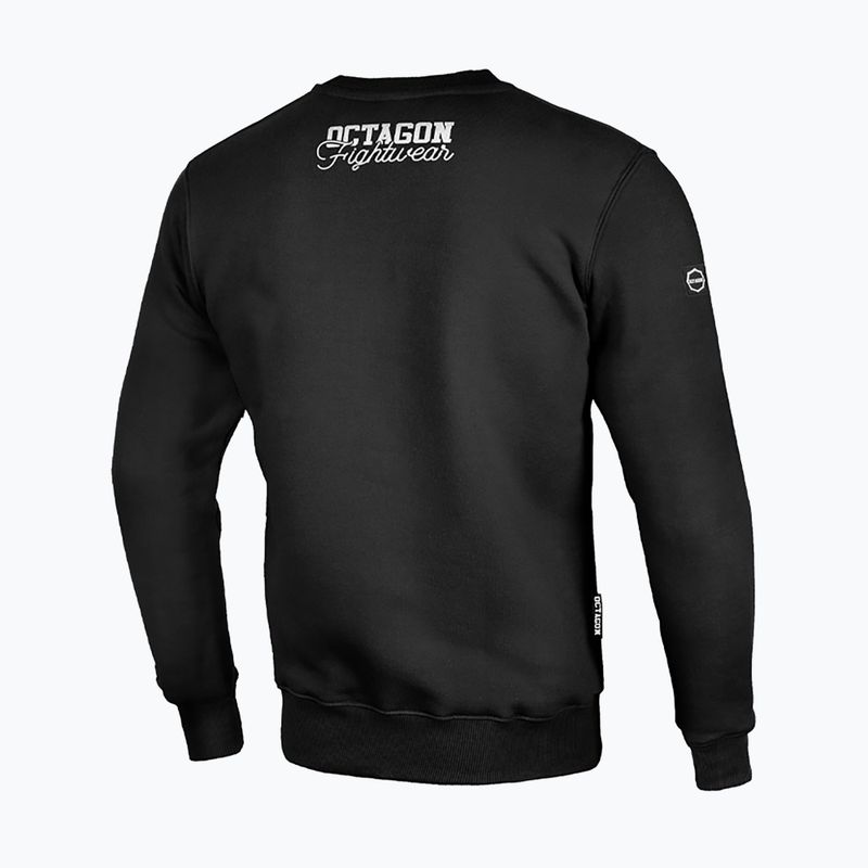 Bărbați Octagon Training Combat Sports hanorac negru 2