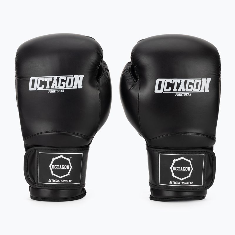 Mănuși de box Octagon Matt black 2