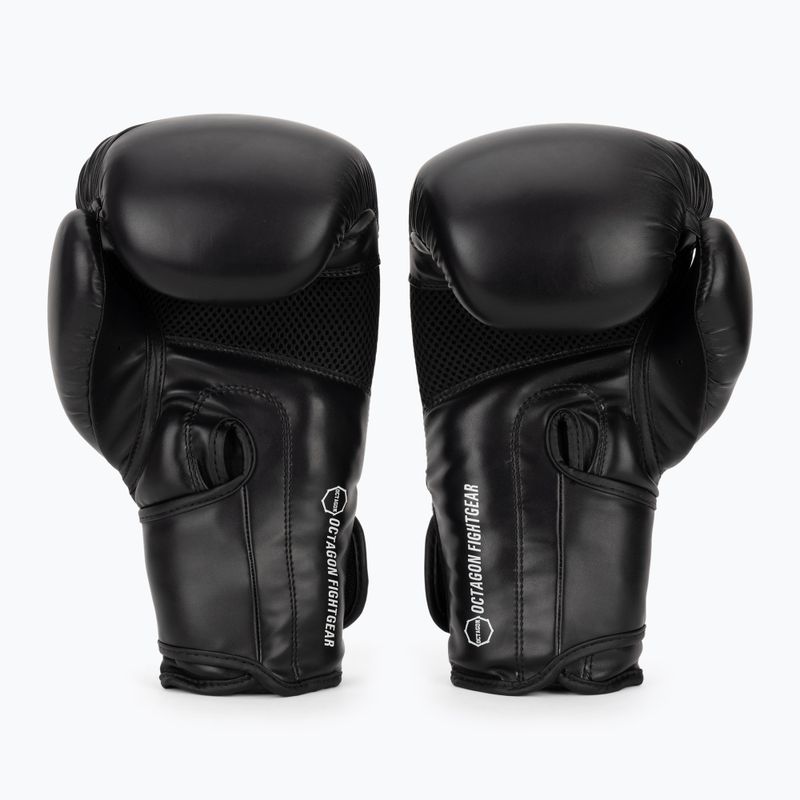 Mănuși de box Octagon Matt black 3