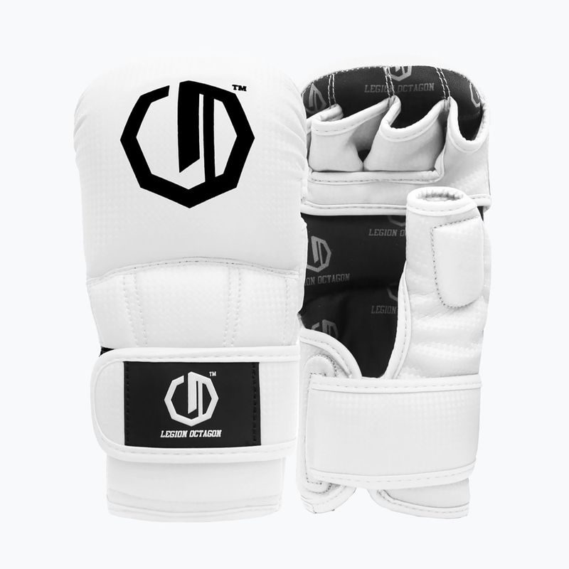Mănuși de sparring Octagon Legion Kevlar MMA white