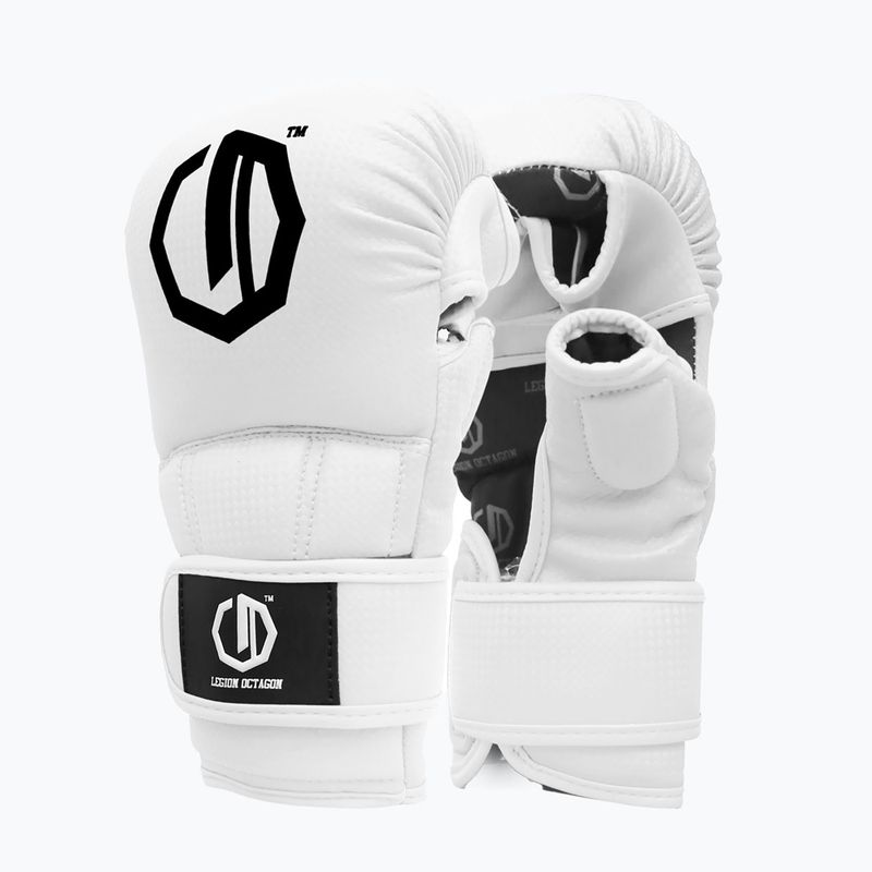 Mănuși de sparring Octagon Legion Kevlar MMA white 2