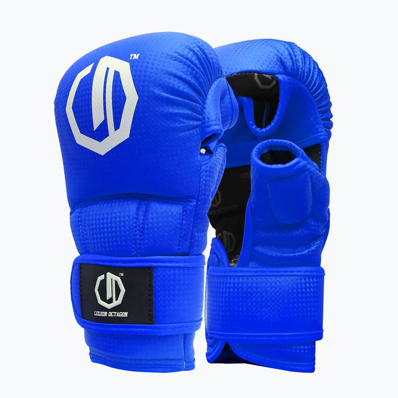 Mănuși de sparring Octagon Legion Kevlar MMA blue 2