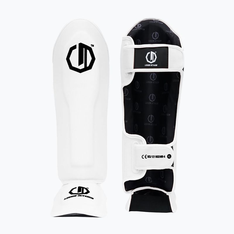 Apărători pentru tibie și picioare Octagon Legion Kevlar white 2