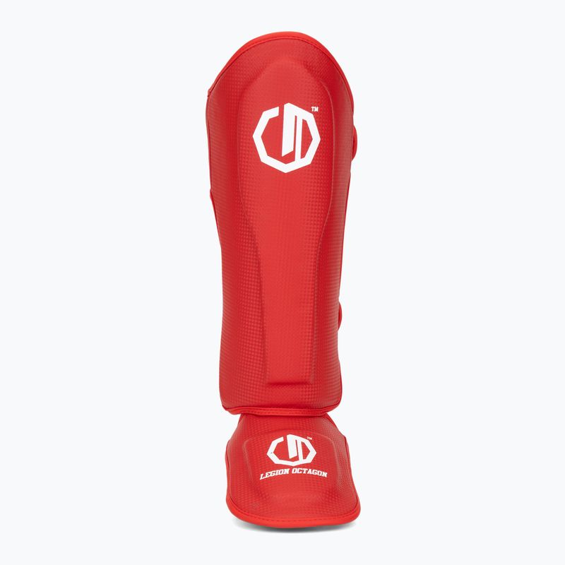 Apărători pentru tibii și picioare Octagon Legion Kevlar red 4