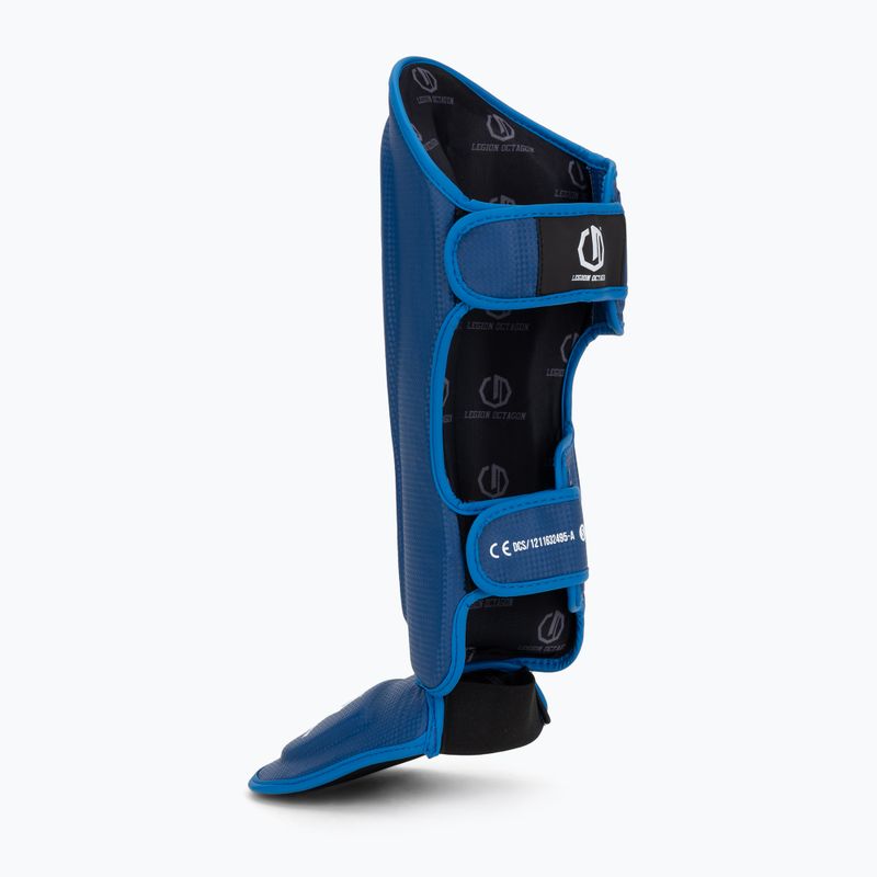 Apărători tibii și picioare Octagon Legion Kevlar blue 3