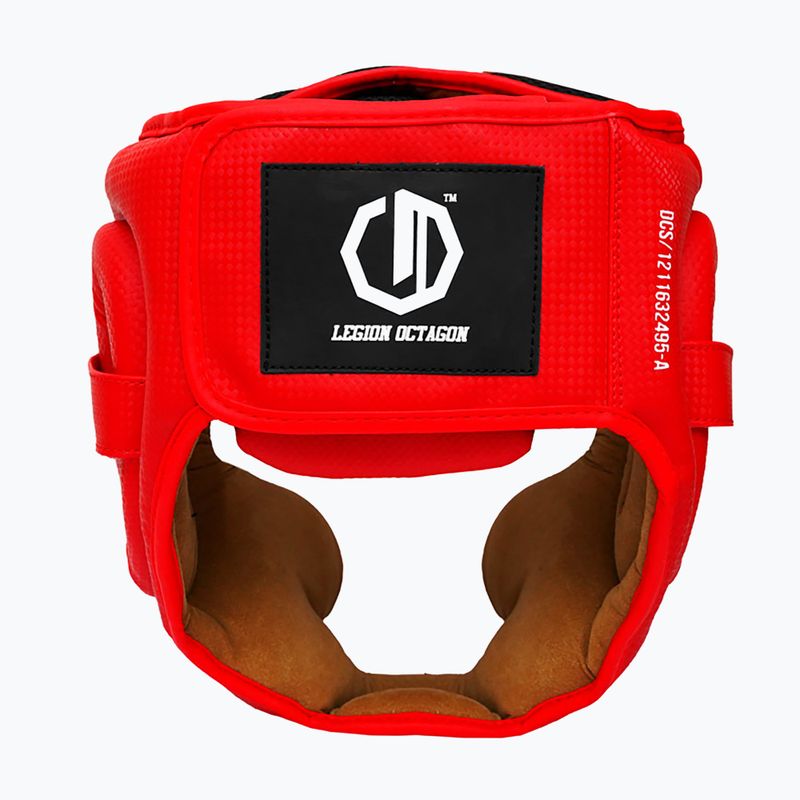 Cască de box Octagon Legion Kevlar red 2