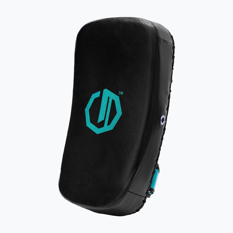 Scut de antrenament pentru antrenor Octagon Thai Pad PAO Legion Matrix 2 buc. black/sea green 3