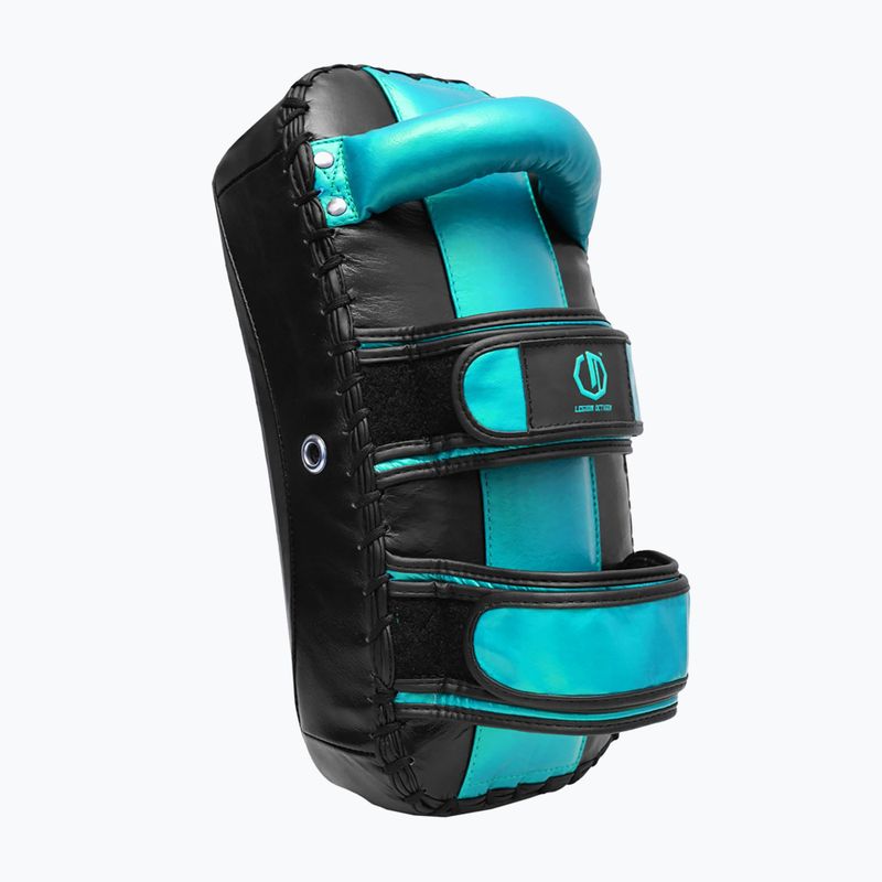Scut de antrenament pentru antrenor Octagon Thai Pad PAO Legion Matrix 2 buc. black/sea green 4