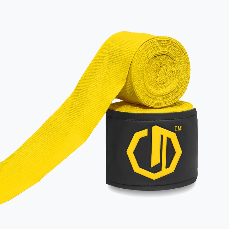 Bandaje de box Octagon Legion Supreme 400 cm yellow 2