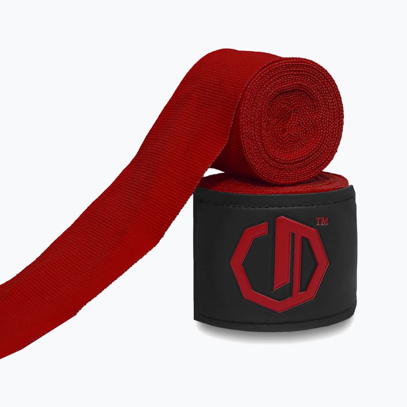 Bandaje de box Octagon Legion Supreme 400 cm burgundy 2