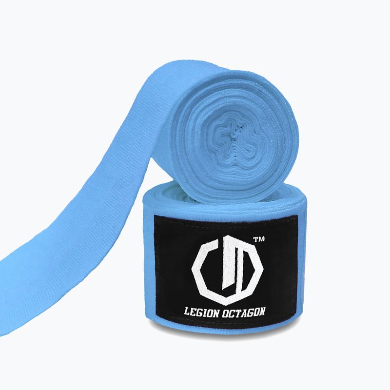 Bandaje de box Octagon Legion Standard 400 cm light blue 2