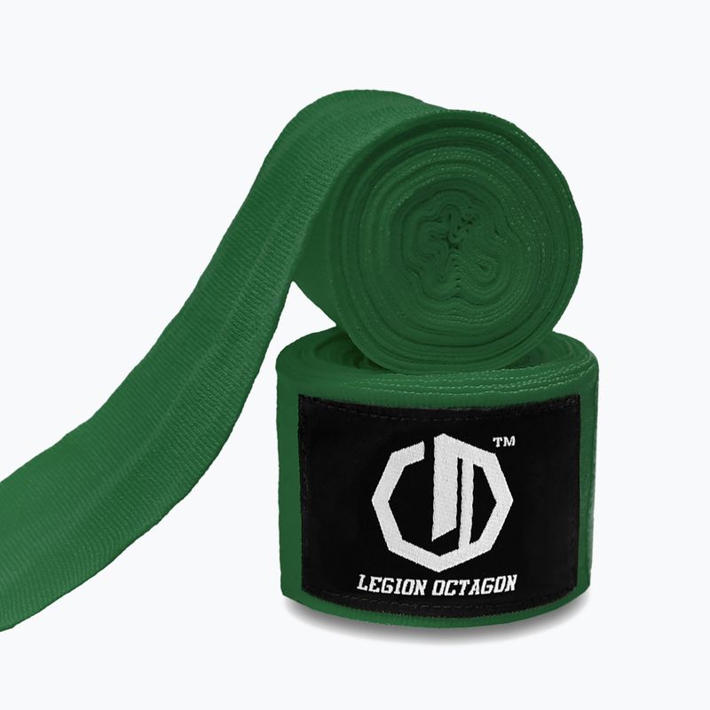 Bandaje de box Octagon Legion Standard 400 cm dark green 2