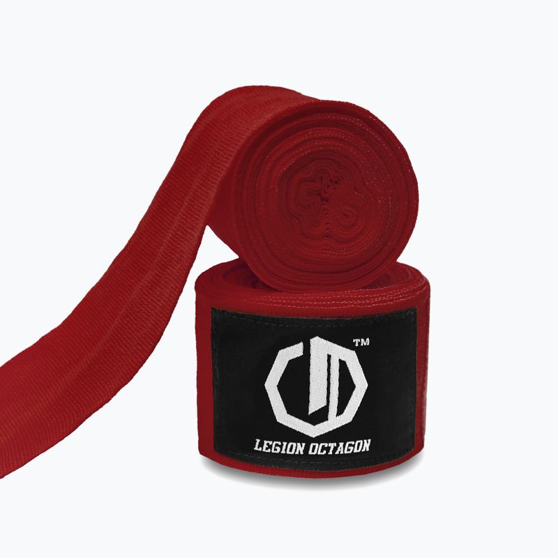 Bandaje de box Octagon Legion Standard 400 cm burgundy 2