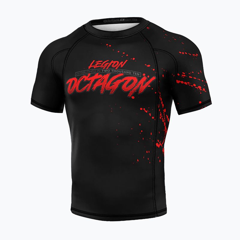 Rashguard pentru bărbați Octagon Premium No Mercy black/multicolor